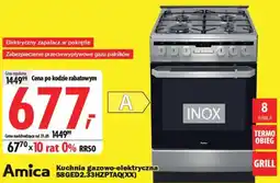 Media Expert Amica Kuchnia gazowo-elektryczna 58GED2.33HZPTAQ Xx oferta