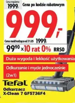 Media Expert Tefal Odkurzacz X-Clean 7 GF5736F4 oferta