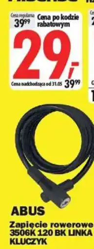 Media Expert Abus Zapięcie rowerowe 3506K 120 bk linka kluczyk oferta