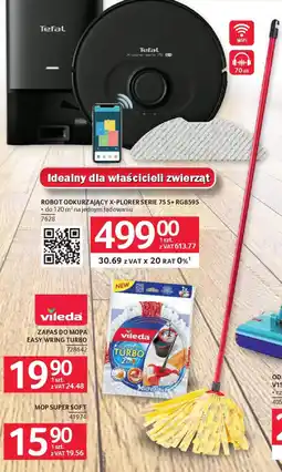 Selgros Tefal Robot odkurzający X-Plorer Serie 75 S+ RG8595 oferta