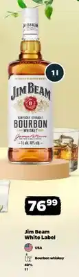 Netto Bourbon whiskey Jim Beam White Label 40% oferta
