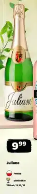 Netto Wino musujące Juliano półsłodkie polskie oferta