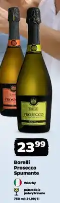 Netto Wino Borelli Prosecco Spumante półsłodkie Włochy oferta