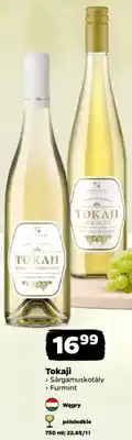 Netto Wino Tokaji Sárgamuskotály półsłodkie Węgry oferta