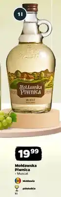 Netto Wino Mołdawska Piwnica Muscat półsłodkie Mołdawia oferta