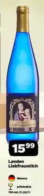 Netto Wino białe półsłodkie Landen Liebfraumilch Niemcy oferta