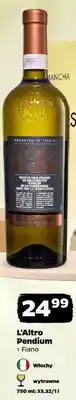 Netto Wino L'Altro Pendium Fiano wytrawne Włochy oferta