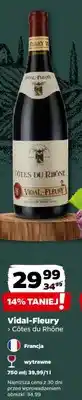 Netto Wino Vidal-Fleury Côtes du Rhône wytrawne oferta
