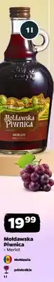 Netto Wino czerwone Mołdawska Piwnica Merlot półsłodkie Mołdawia oferta