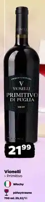Netto Wino Vionelli Primitivo półwytrawne Włochy oferta
