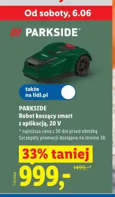Robot koszący smart z aplikacją PARKSIDE 20V