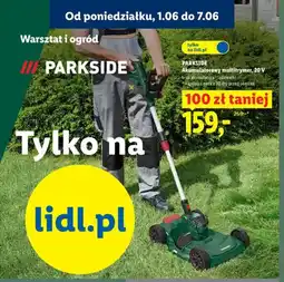 Lidl Akumulatorowy multitrymer PARKSIDE 20V oferta