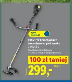 Lidl Akumulatorowa podkaszarka 2 w 1 PARKSIDE PERFORMANCE 40V oferta