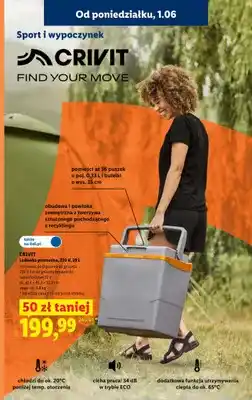 Lidl Lodówka przenośna CRIVIT 230V oferta