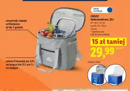 Lidl Torba termiczna CRIVIT 35l 43x33,5x27cm oferta