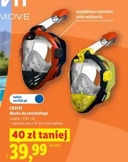 Lidl Maska do snorkelingu CRIVIT oferta