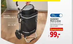 Lidl Wózek na zakupy SILVERCREST ok. 47,5x93x37,5cm oferta