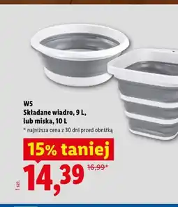 Lidl Składane wiadro W5 oferta