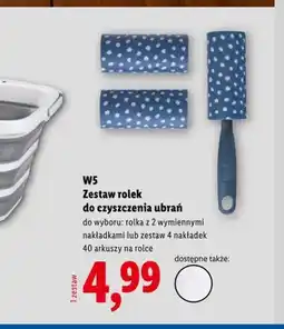 Lidl Zestaw rolek do czyszczenia ubrań W5 rolka z 2 wymiennymi nakładkami oferta
