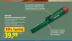 Lidl Akumulatorowy wykrywacz metali PARKSIDE oferta
