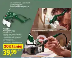 Lidl Okulary LED z lupą PARKSIDE oferta