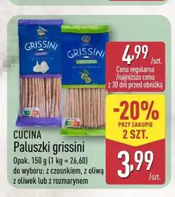 ALDI Paluszki grissini z oliwą z oliwek CUCINA oferta