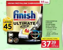 Selgros Finish Ultimate Powerball Plus Kapsułki do zmywarki oferta