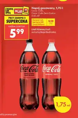 Biedronka Napój gazowany Coca-Cola oferta