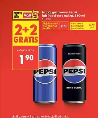 Biedronka Napój gazowany Pepsi oferta