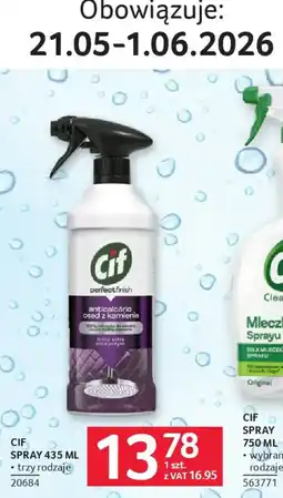 Selgros Cif Spray Perfect Finish Anticalcario Osad z Kamienia oferta