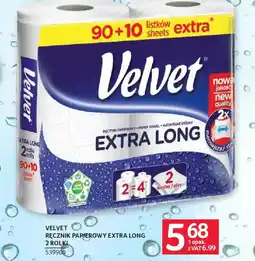 Selgros Velvet Ręcznik papierowy extra long oferta