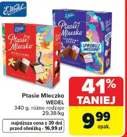 Carrefour Wedel Ptasie Mleczko oferta