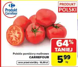 Carrefour Carrefour Polskie pomidory malinowe oferta