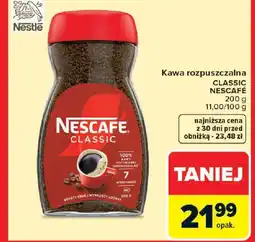 Carrefour Nescafe Kawa rozpuszczalna classic oferta