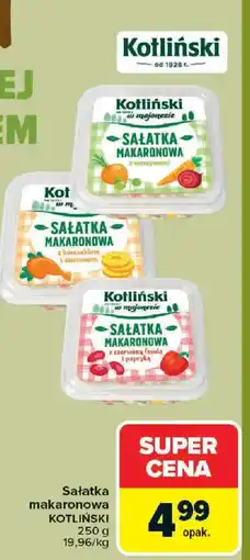 Carrefour Kotliński Sałatka makaronowa oferta