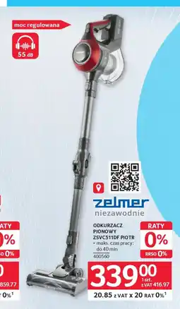 Selgros Zelmer odkurzacz pionowy ZSVC511DF piotr oferta