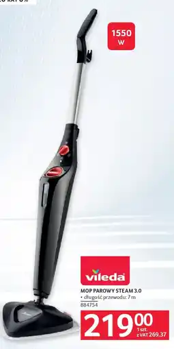 Selgros Vileda mop parowy steam 3.0 oferta
