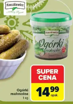 Carrefour Kraszkiewicz Ogórki małosolne oferta