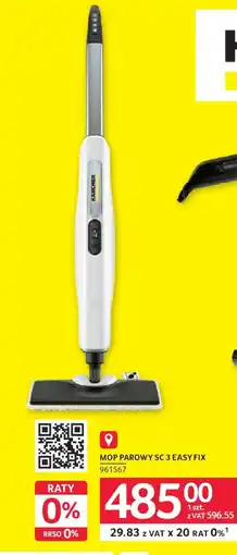 Selgros Karcher mop parowy sc 3 easy fix oferta