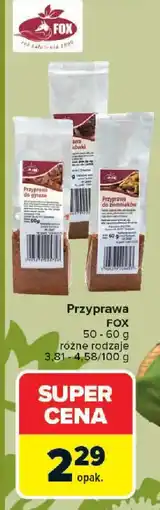 Carrefour Fox Przyprawa oferta