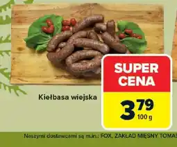 Carrefour Kiełbasa wiejska oferta