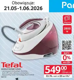 Selgros Tefal generator pary SV9201 oferta