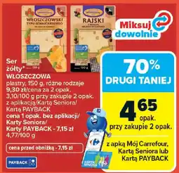 Carrefour Włoszczowa Ser żółty plastry oferta
