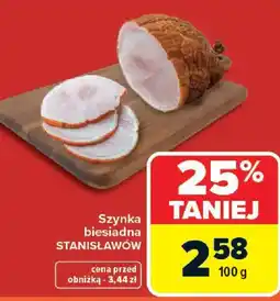 Carrefour Stanisławów Szynka biesiadna oferta