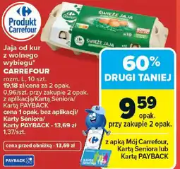 Carrefour Carrefour Jaja od kur z wolnego wybiegu oferta
