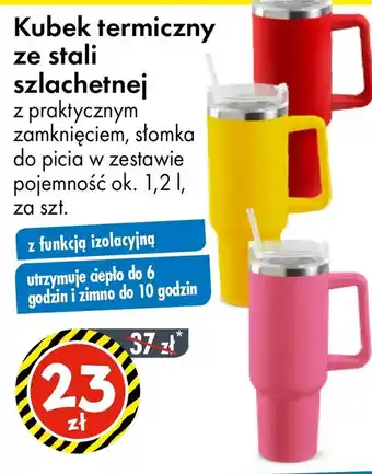 Kubek termiczny ze stali szlachetnej