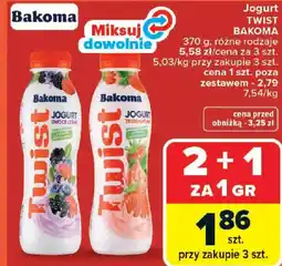Carrefour Bakoma Jogurt twist oferta