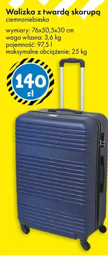Tedi Walizka z twardą skorupą ciemnoniebieska oferta