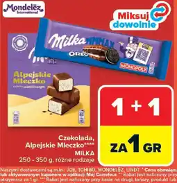 Carrefour Milka Czekolada, Alpejskie Mleczko oferta