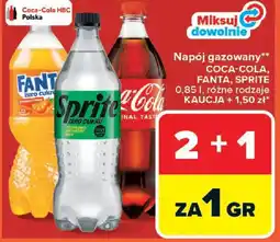 Carrefour Coca-Cola, Fanta, Sprite Napój gazowany oferta